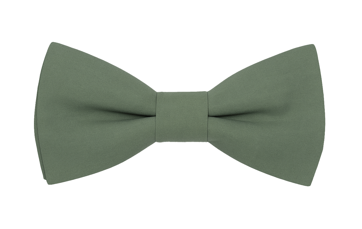 Noeud papillon vert sauge