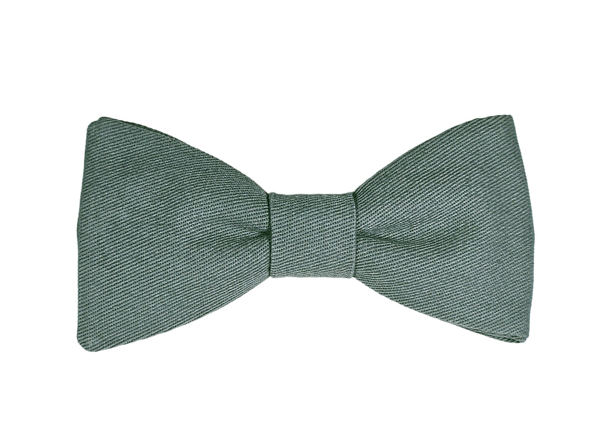 Nœud papillon vert kaki