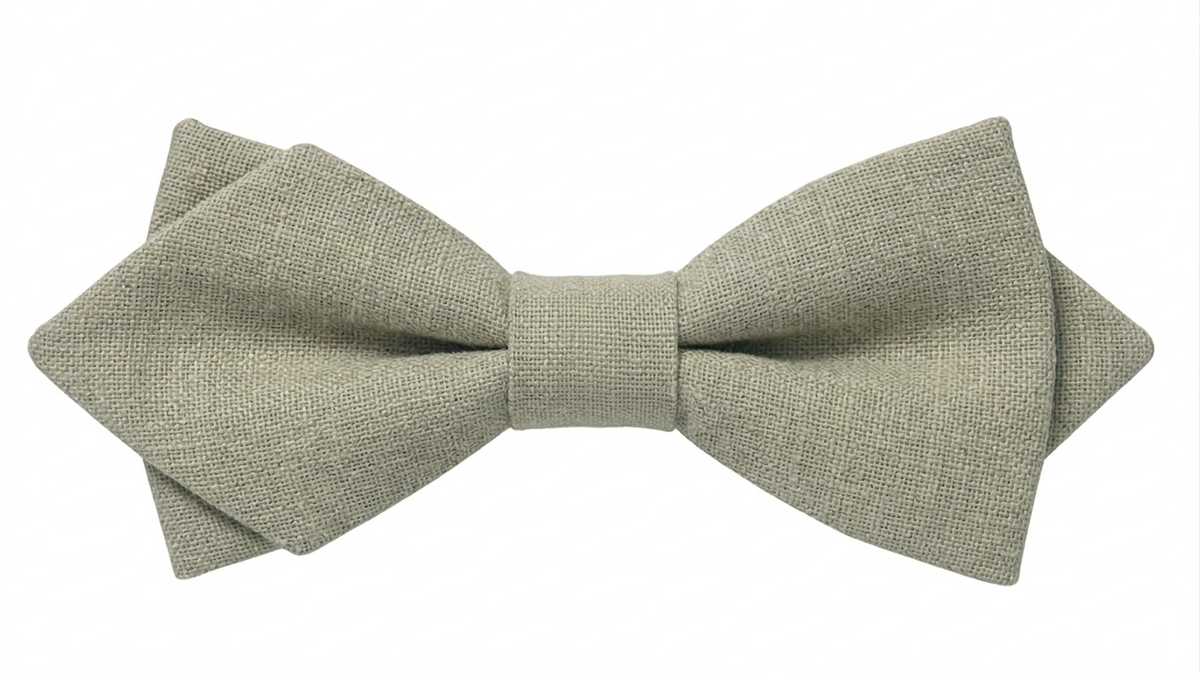 Noeud papillon vert lichen