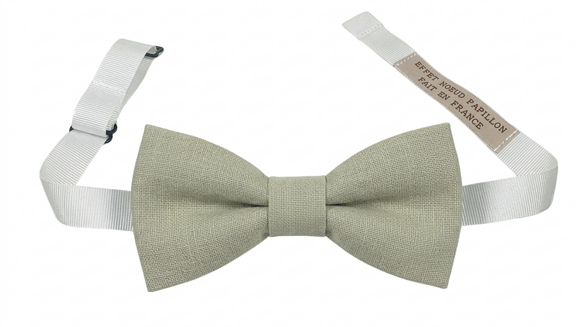 Noeud papillon vert lichen