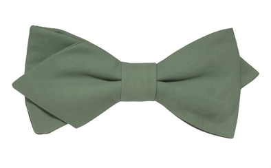 Noeud papillon vert sauge