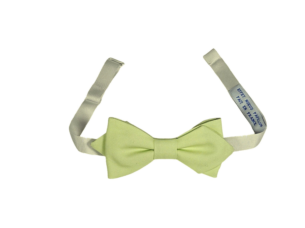 Noeud papillon vert tilleul - Effet Noeud Pap