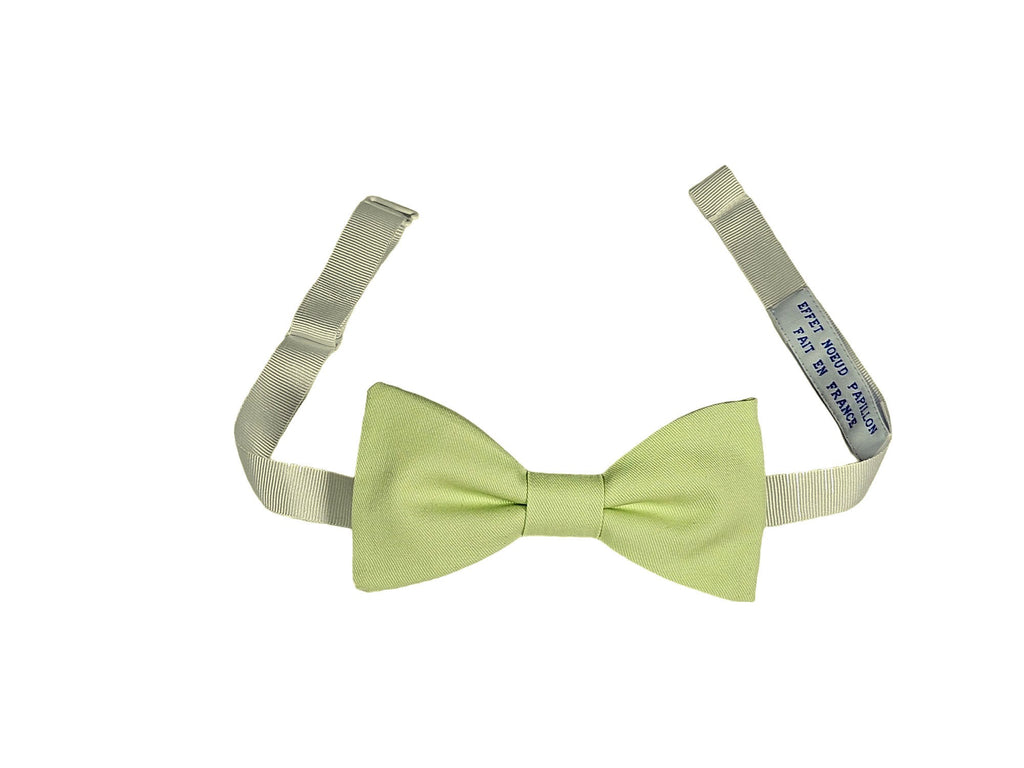 Noeud papillon vert tilleul - Effet Noeud Pap