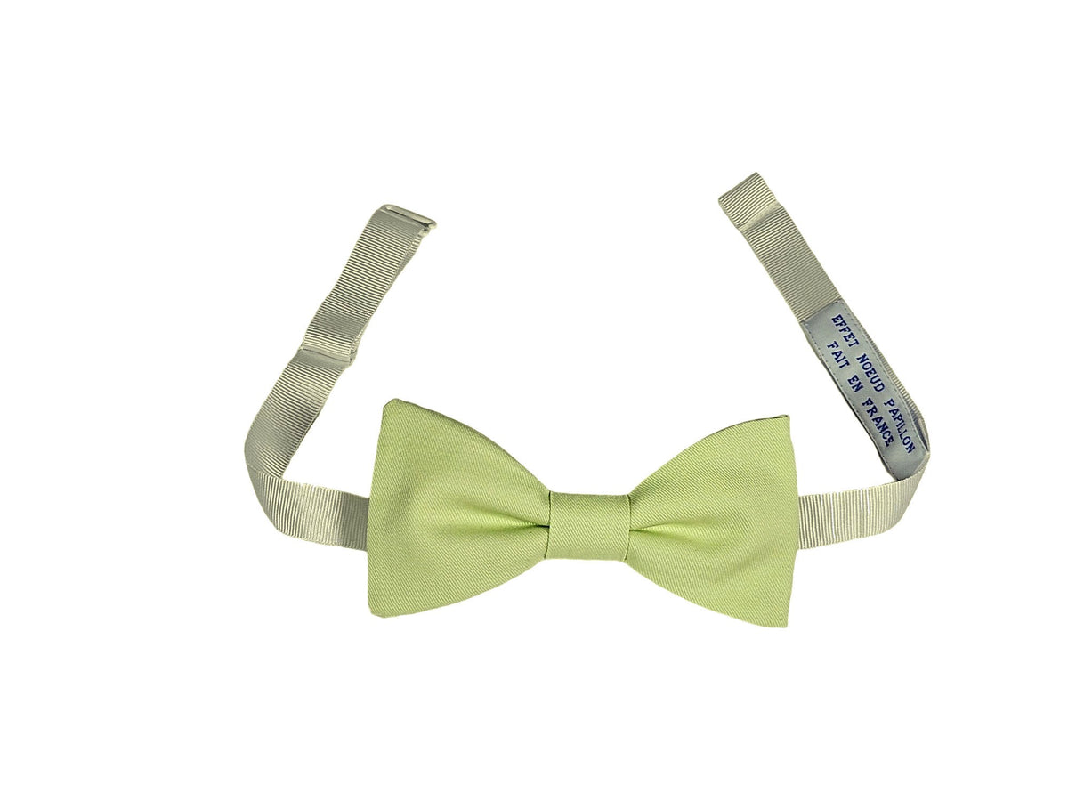 Noeud papillon vert tilleul - Effet Noeud Pap