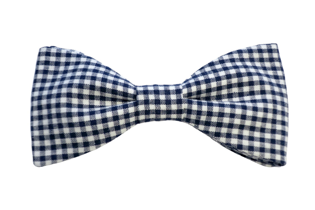 Noeud papillon vichy marine - Effet Noeud Pap