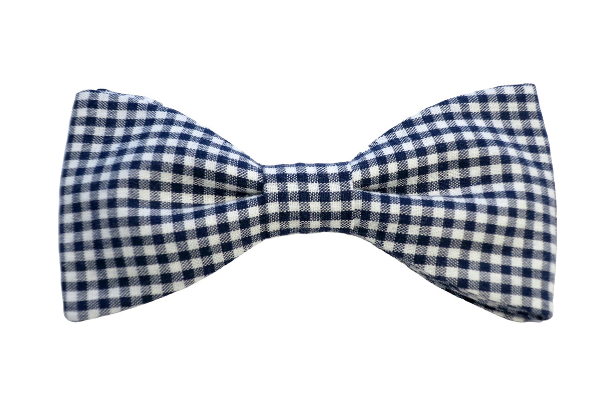 Noeud papillon vichy marine - Effet Noeud Pap