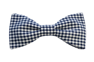 Noeud papillon vichy marine - Effet Noeud Pap