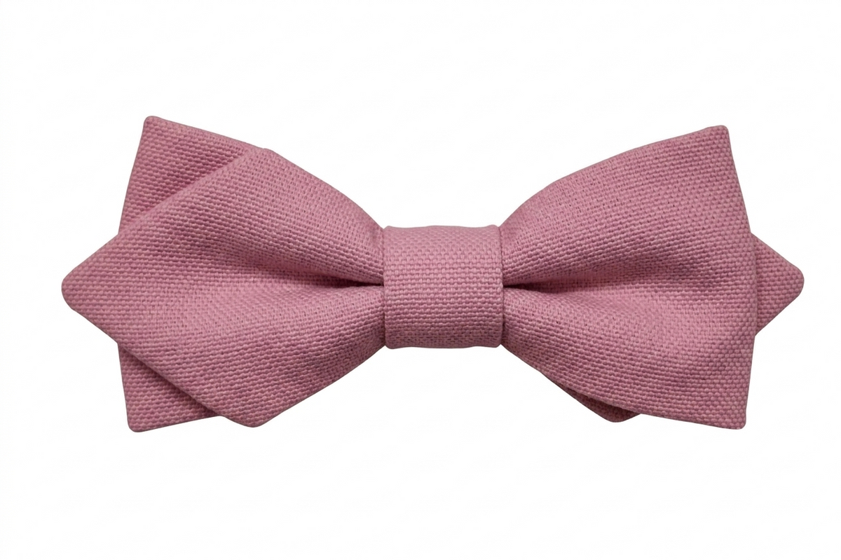 Noeud papillon Vieux Rose