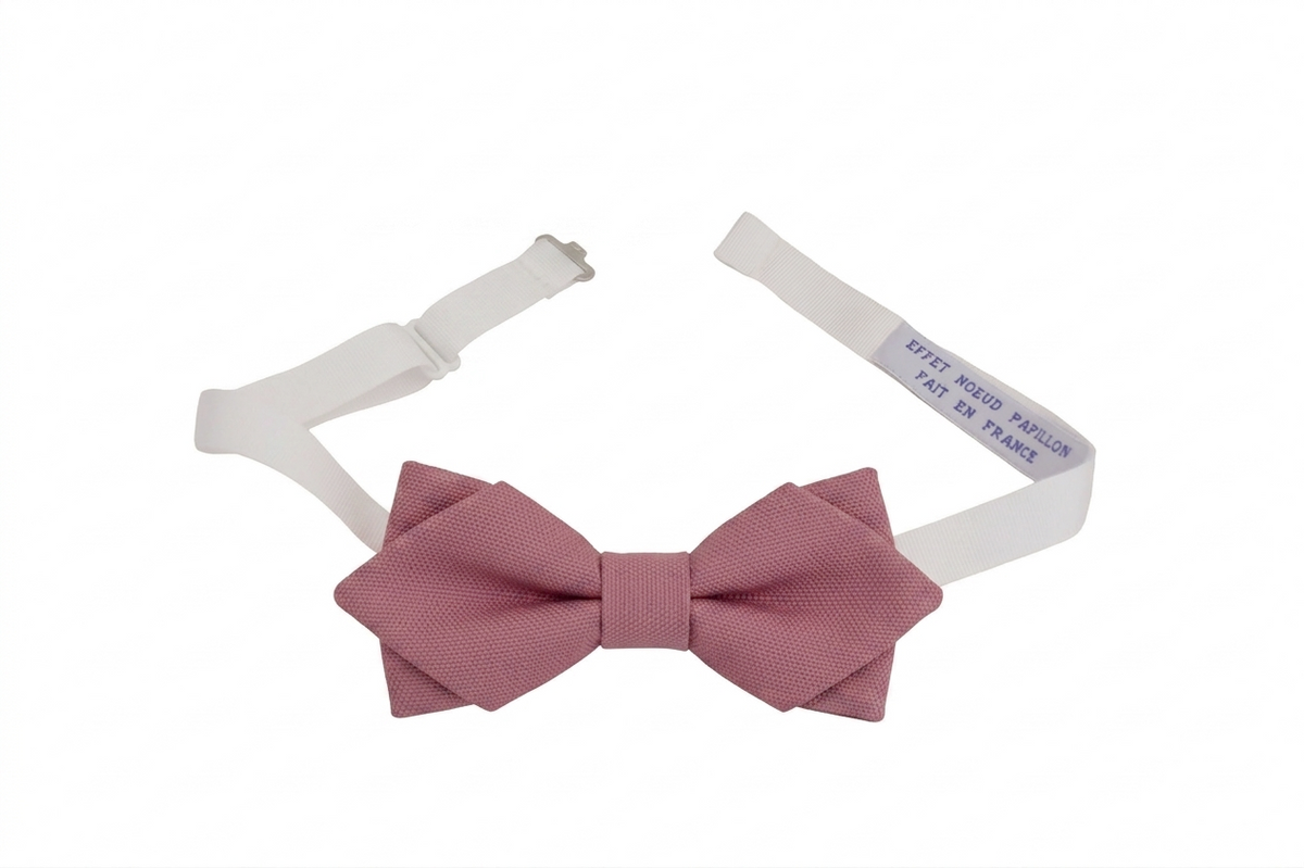 Noeud papillon Vieux Rose