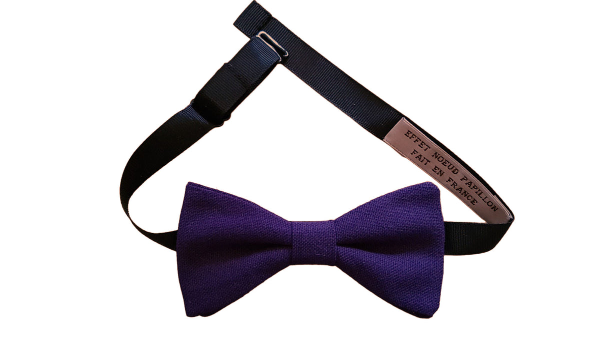 Noeud papillon violet foncé - Effet Noeud Pap