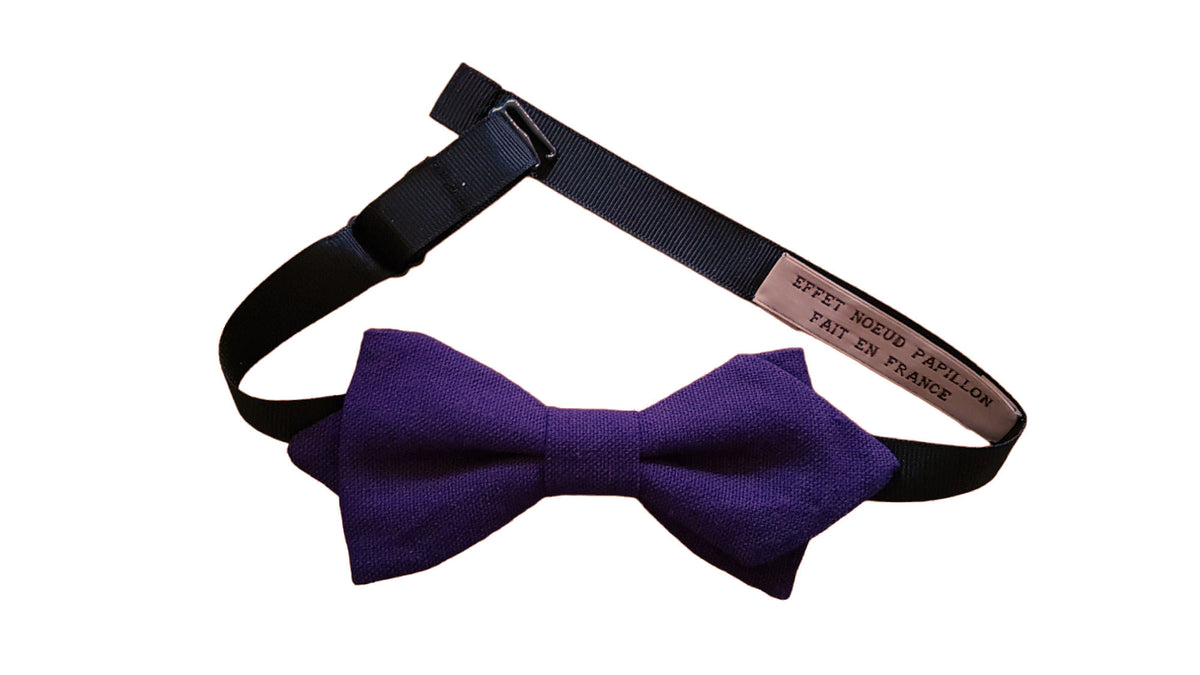 Noeud papillon violet foncé - Effet Noeud Pap