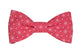 Noeud papillon japonais rose corail étoiles - Effet Noeud Pap