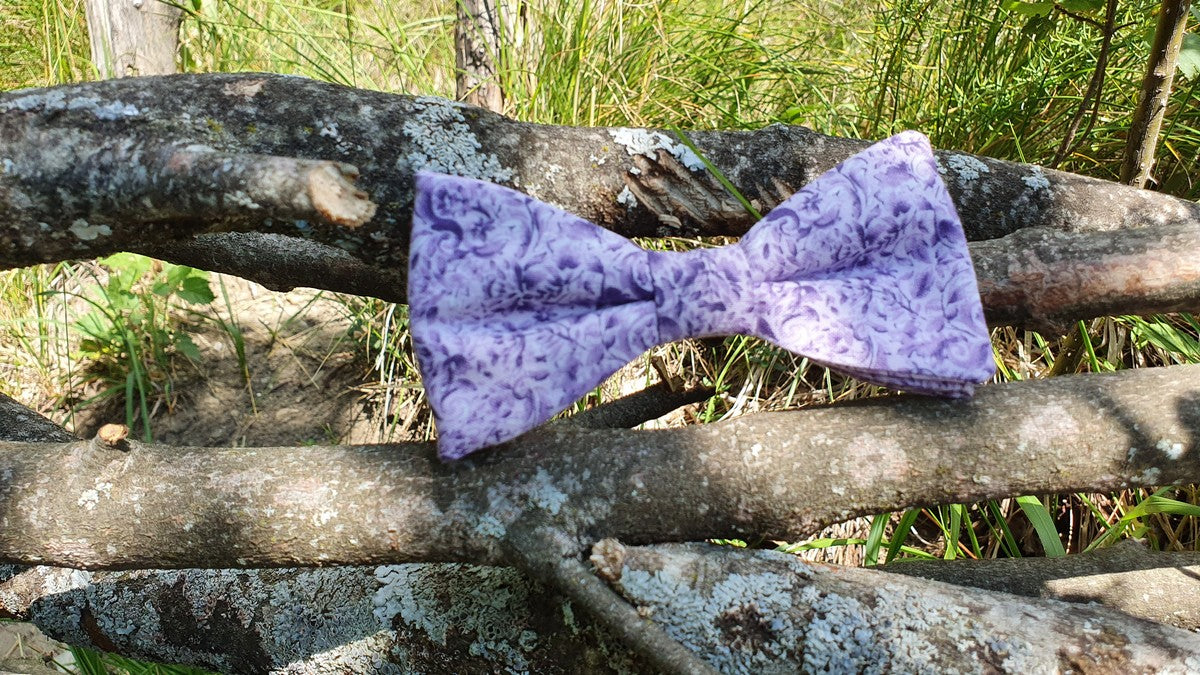 Noeud papillon Azuré parme - Effet Noeud Pap