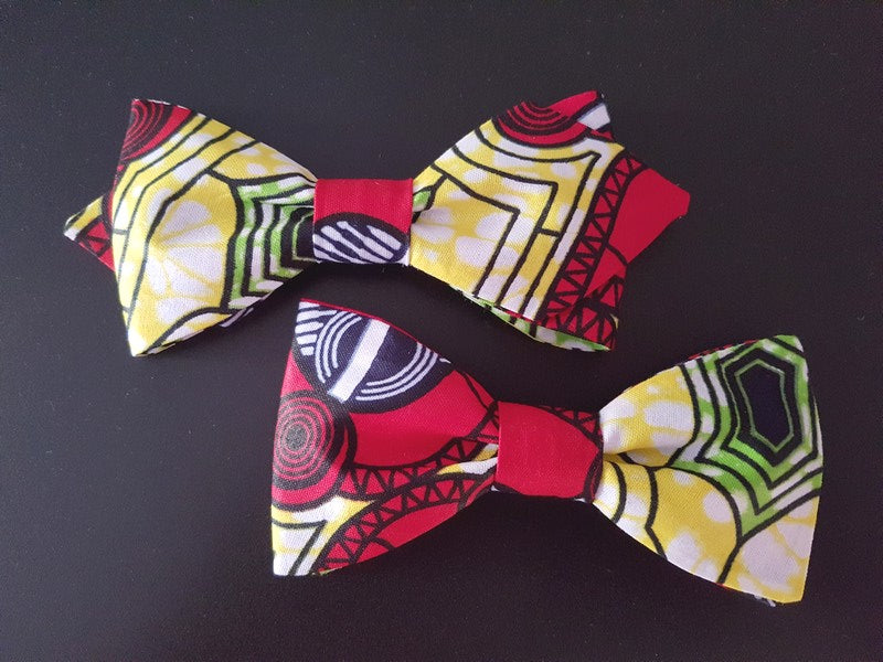 Noeud papillon wax multicolore - Effet Noeud Papillon