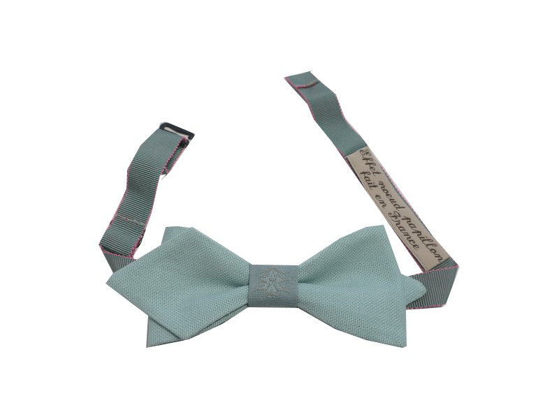 Noeud papillon bleu vert Celadon - Modèle unique - Effet Noeud Papillon