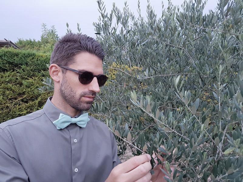 Noeud papillon vert d'eau - Effet Noeud Papillon