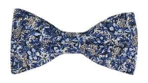 Nœud papillon Liberty camaïeu de bleus