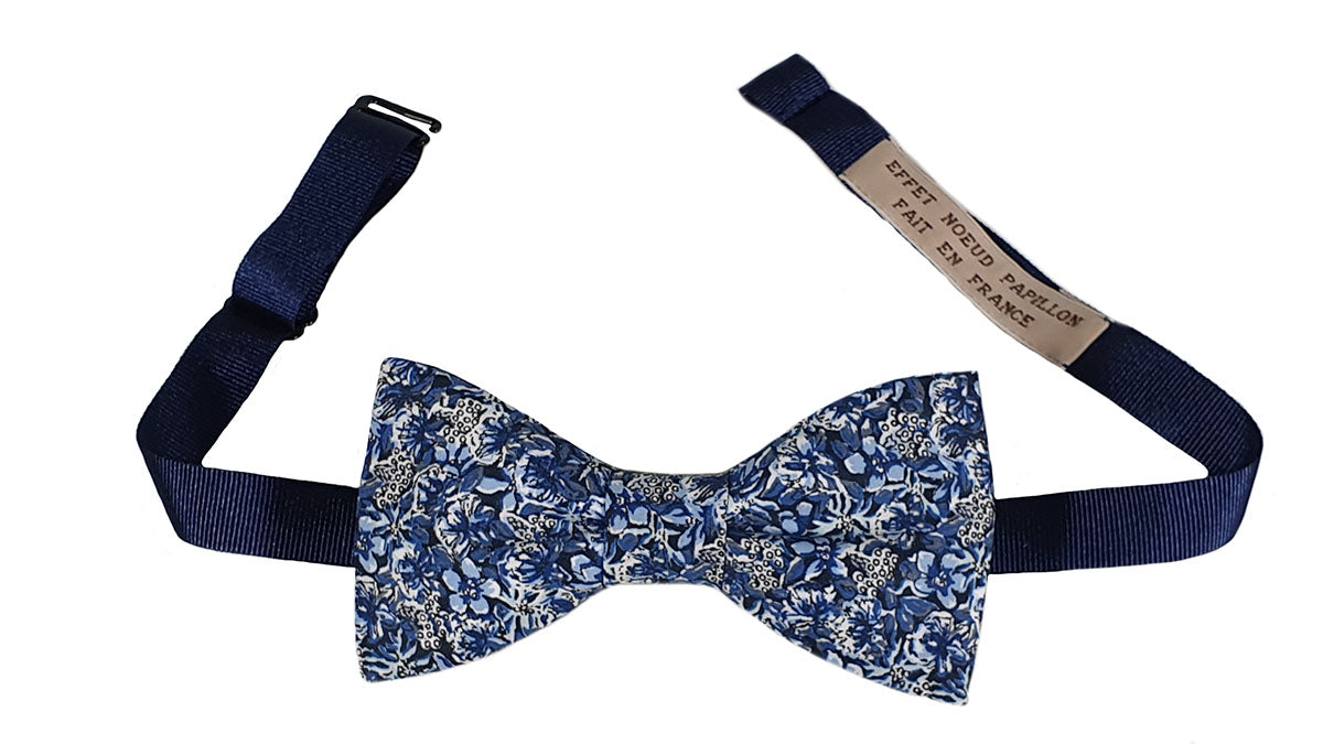 Noeud papillon Liberty bleu nuit