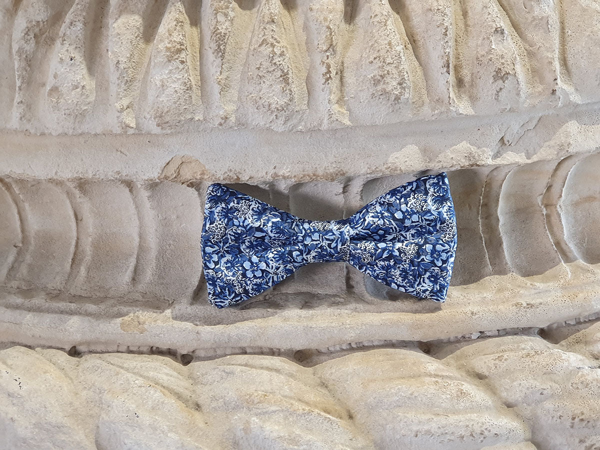 Noeud papillon Liberty bleu nuit