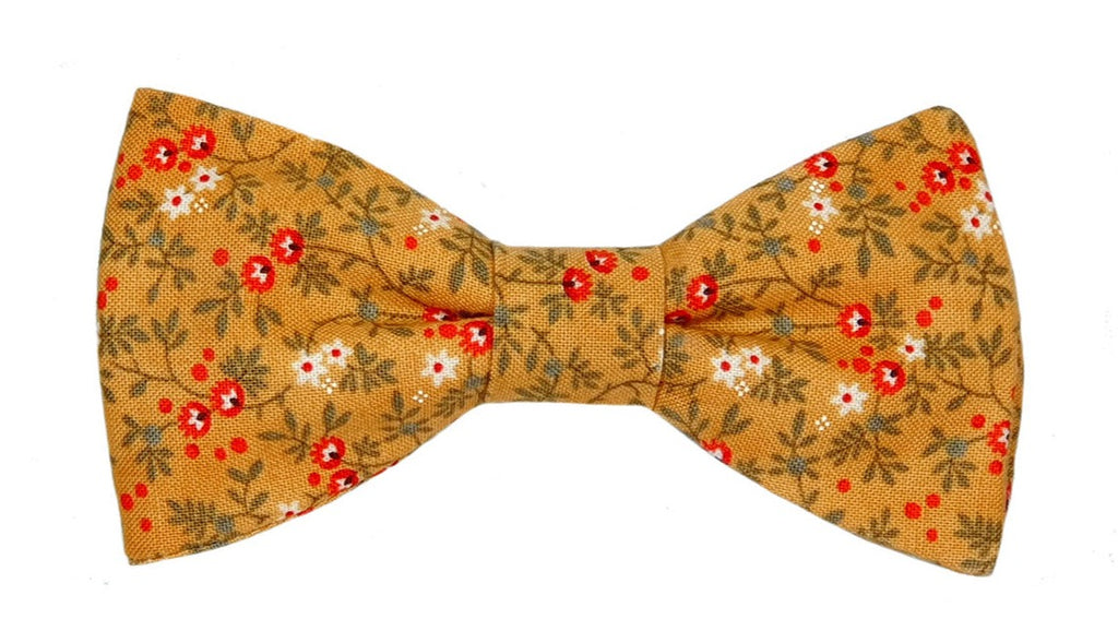 Noeud papillon Liberty moutarde