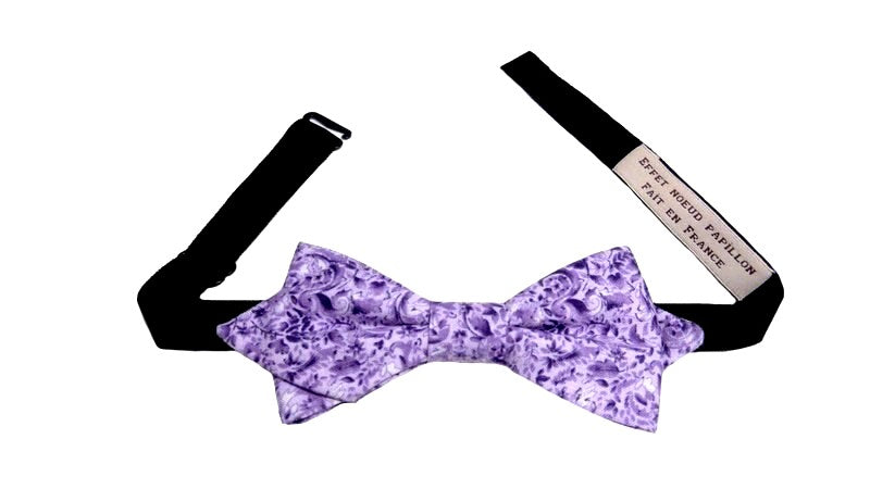 Noeud papillon Azuré parme - Effet Noeud Pap