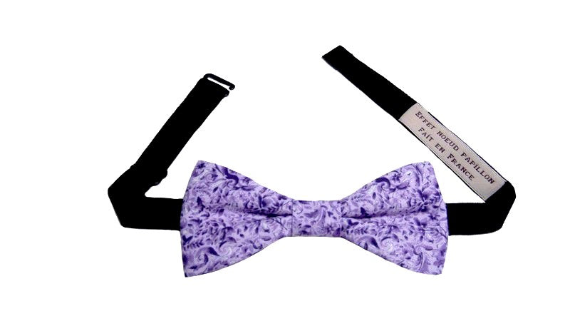 Noeud papillon Azuré parme - Effet Noeud Pap