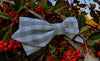 Noeud papillon à carreaux gris beige Damier des Marais