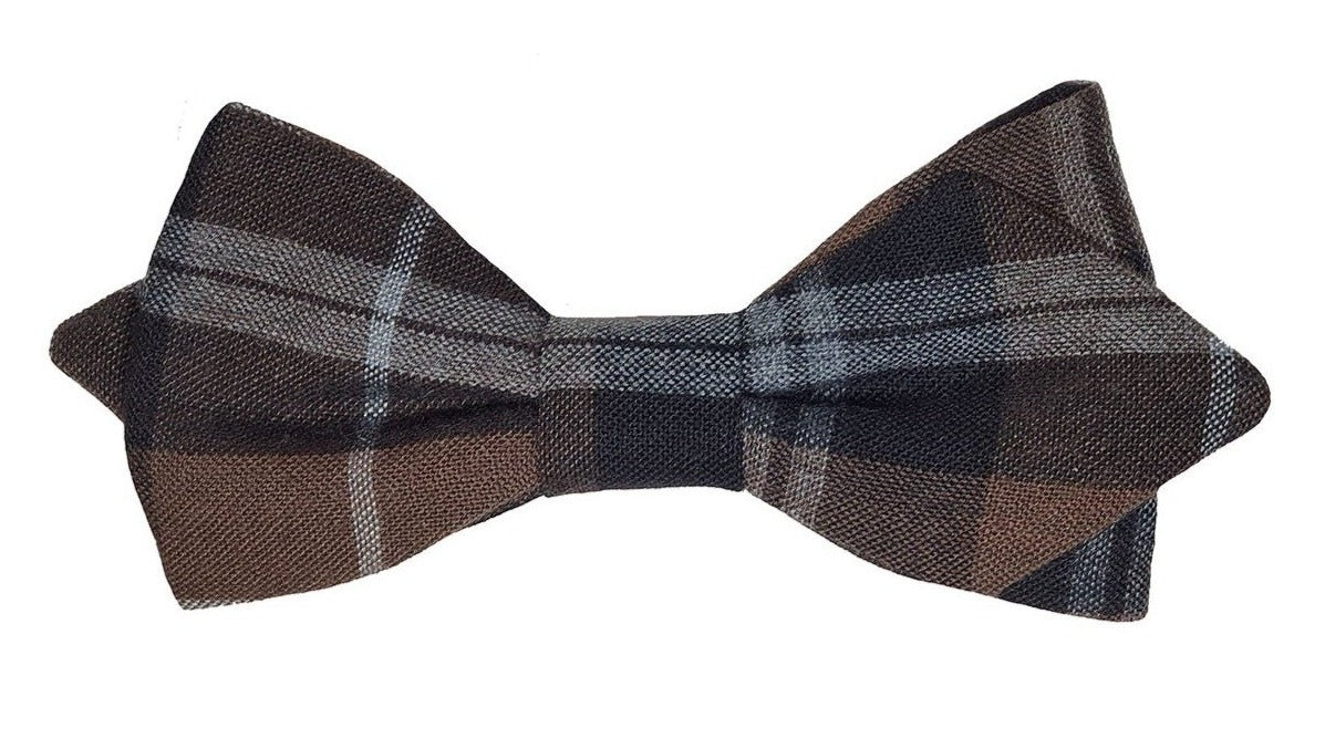 Noeud papillon à carreaux marron - Effet Noeud Pap