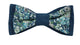 Noeud papillon Double - Liberty Vert / Lin Vert Canard