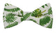 Noeud papillon blanc feuillage vert - Effet Noeud Pap