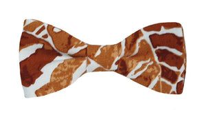 Noeud papillon feuilles tropicales