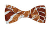 Noeud papillon feuilles tropicales