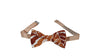 Noeud papillon feuilles tropicales