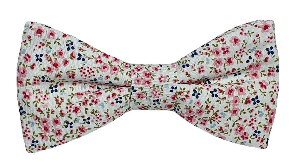 Noeud papillon Liberty rouge et bleu - Effet Noeud Pap