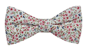 Noeud papillon Liberty rouge et bleu - Effet Noeud Pap