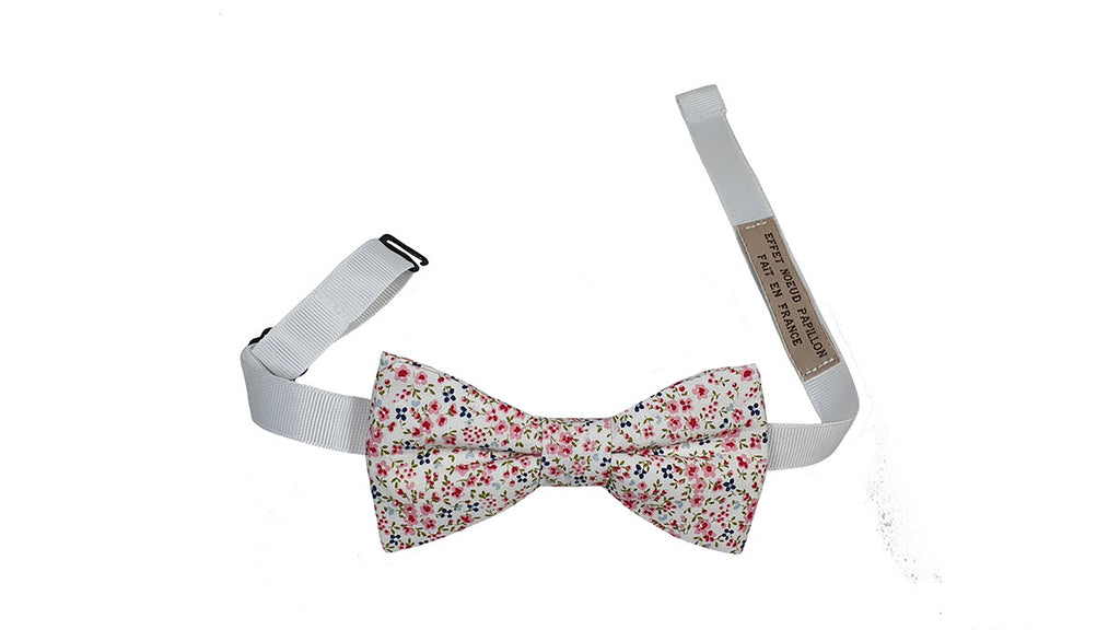 Noeud papillon Liberty rouge et bleu - Effet Noeud Pap