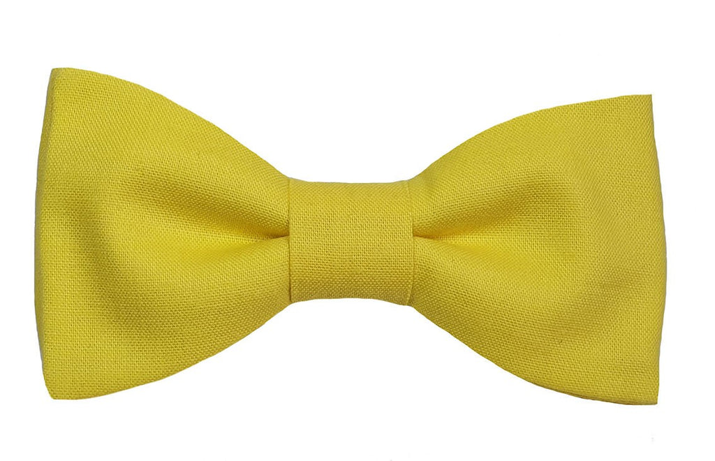 Noeud papillon jaune fluo - Effet Noeud Pap