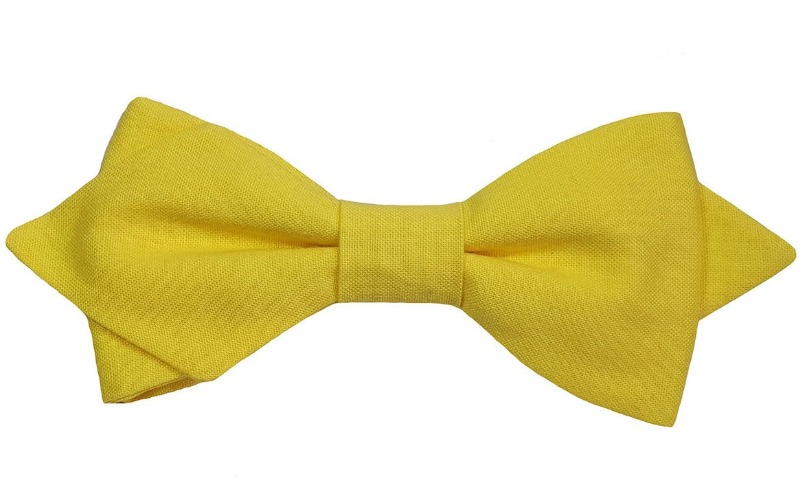 Nœud papillon jaune fluo 
