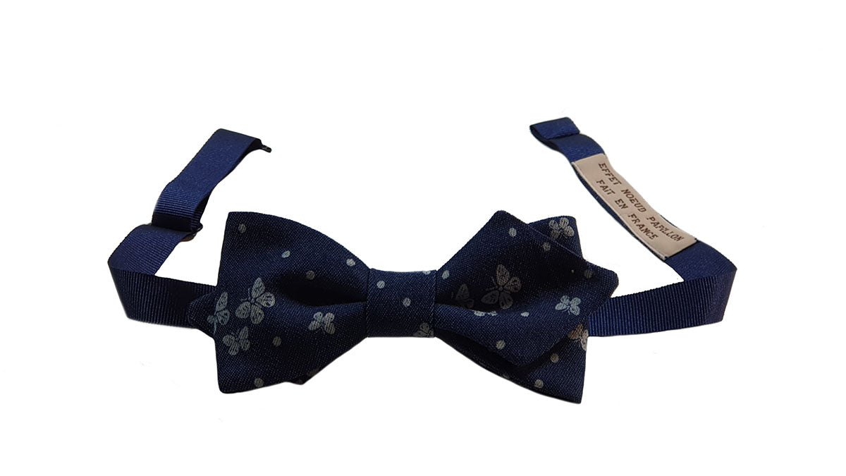 Noeud papillon blue-jean papillons - Effet Noeud Pap