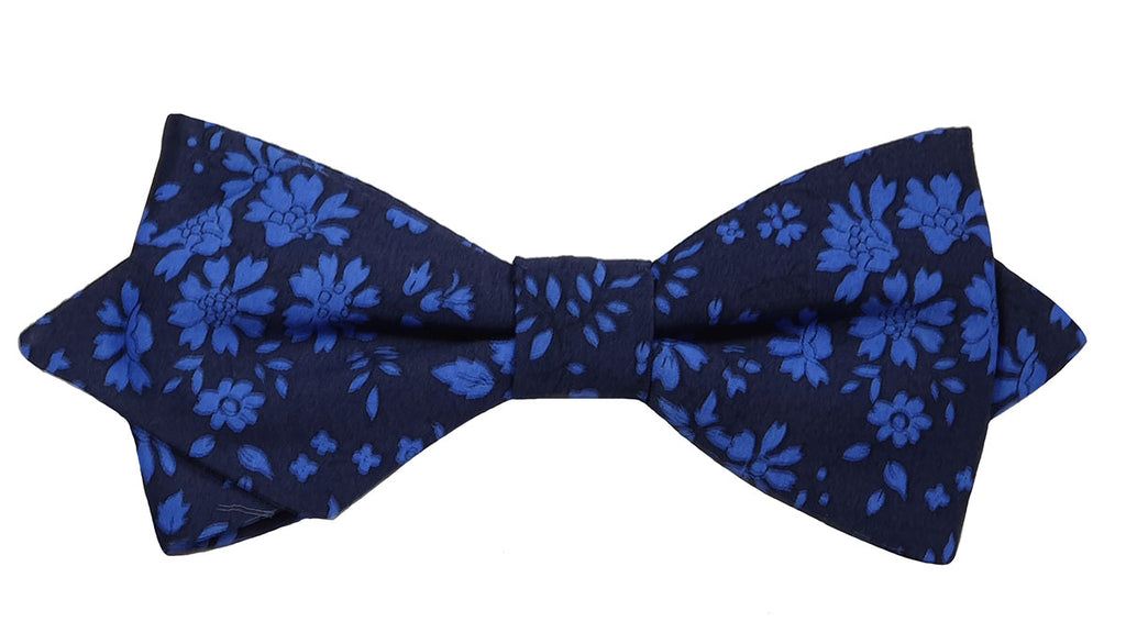 Noeud papillon Liberty bleu Capel - Effet Noeud Pap