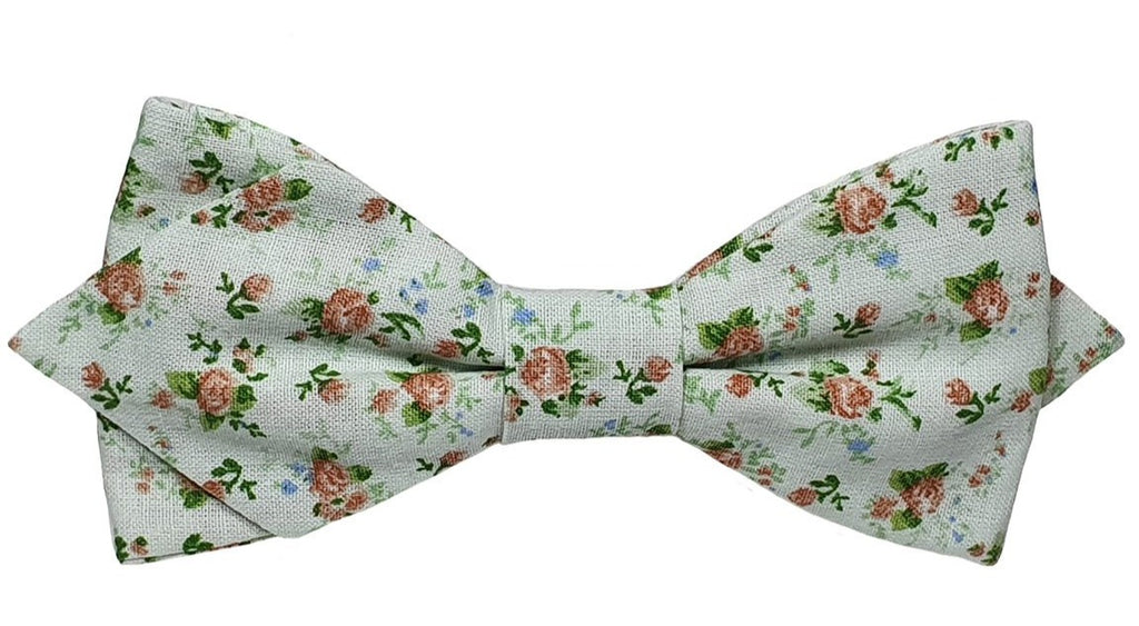 Nœud papillon liberty vert clair