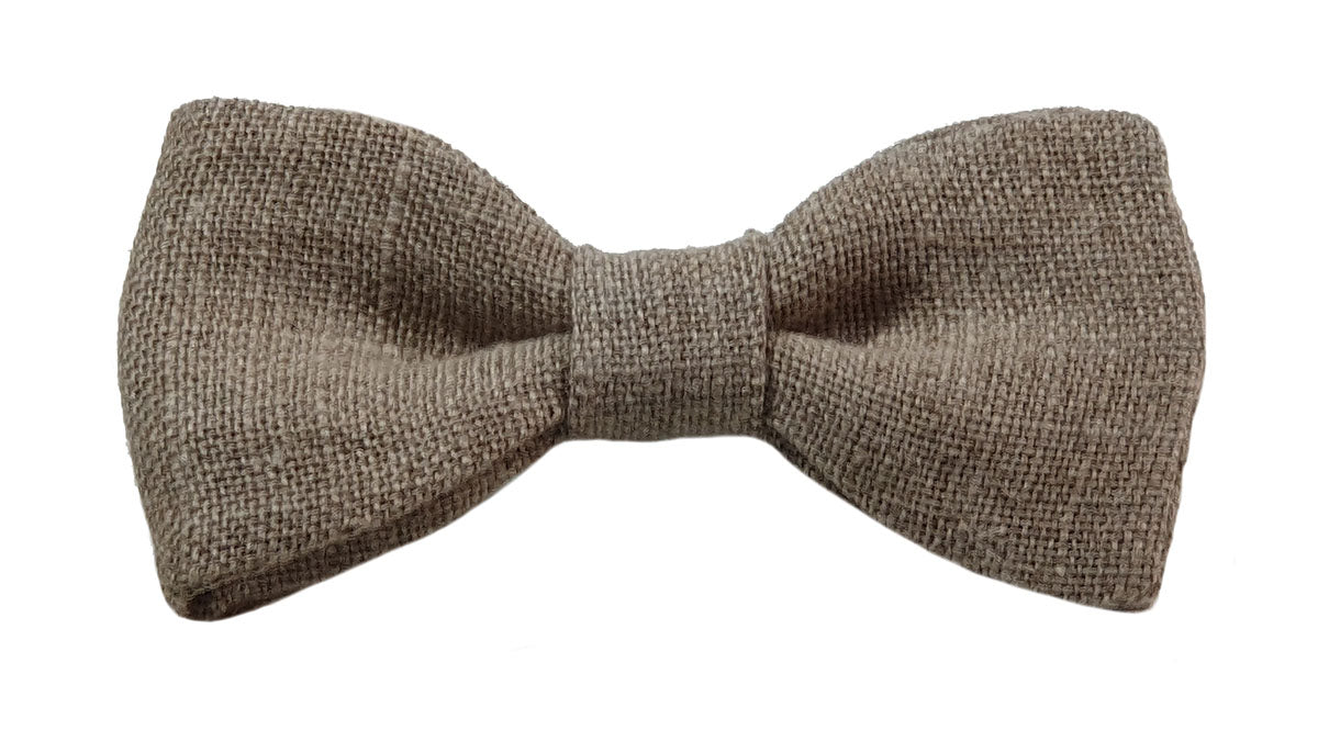 Nœud papillon 100% lin ficelle