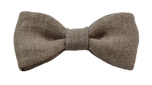 Nœud papillon 100% lin ficelle