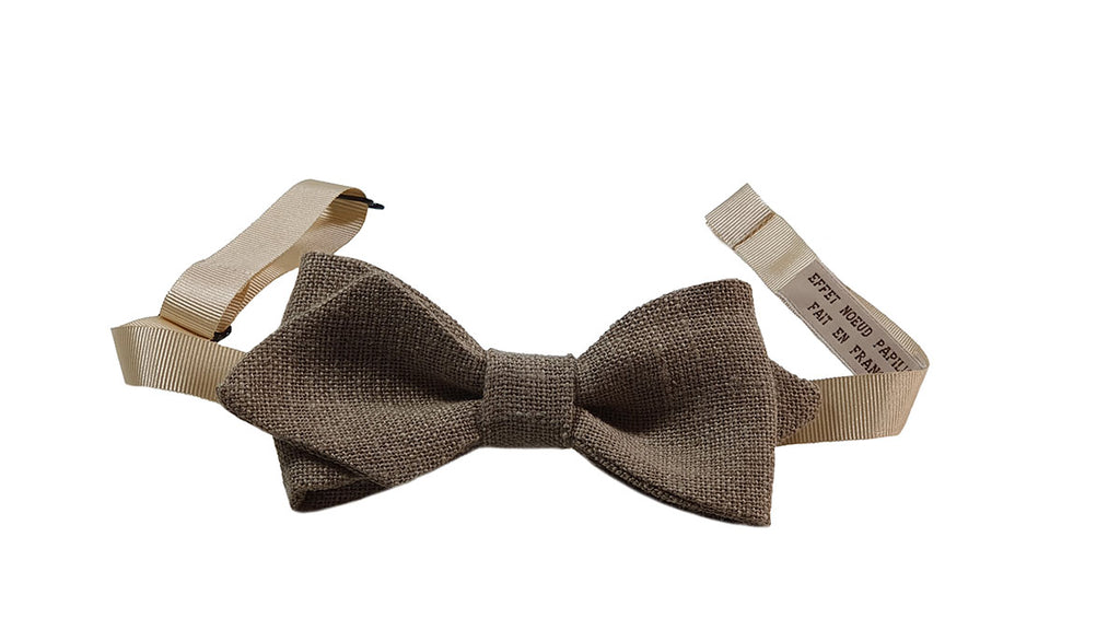 Noeud papillon lin ficelle - Effet Noeud Pap