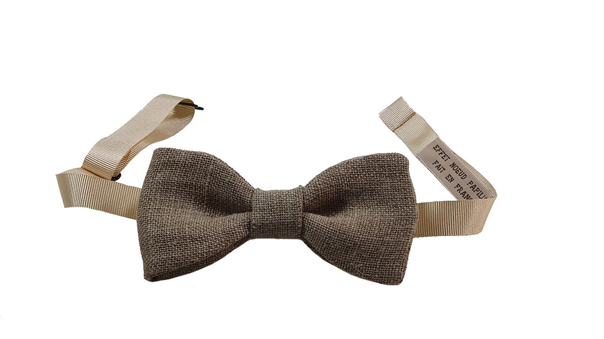 Noeud papillon lin ficelle - Effet Noeud Pap