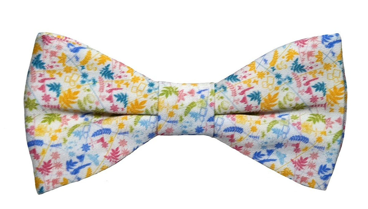 Noeud papillon fleuri motif latino - Effet Noeud Pap