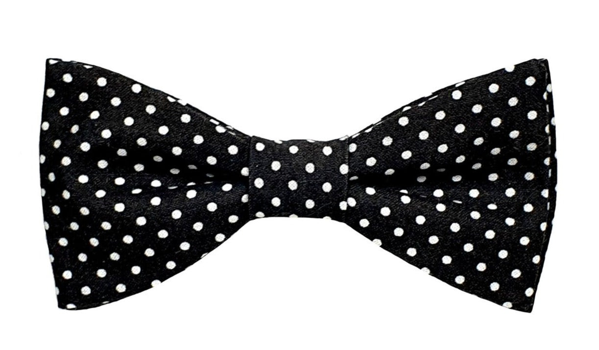 Nœud Papillon Pré-noué Pour Enfant - Motif Pois Et Rayures Pour Anniversaire, école Ou Fête - Facile à Attacher - 9