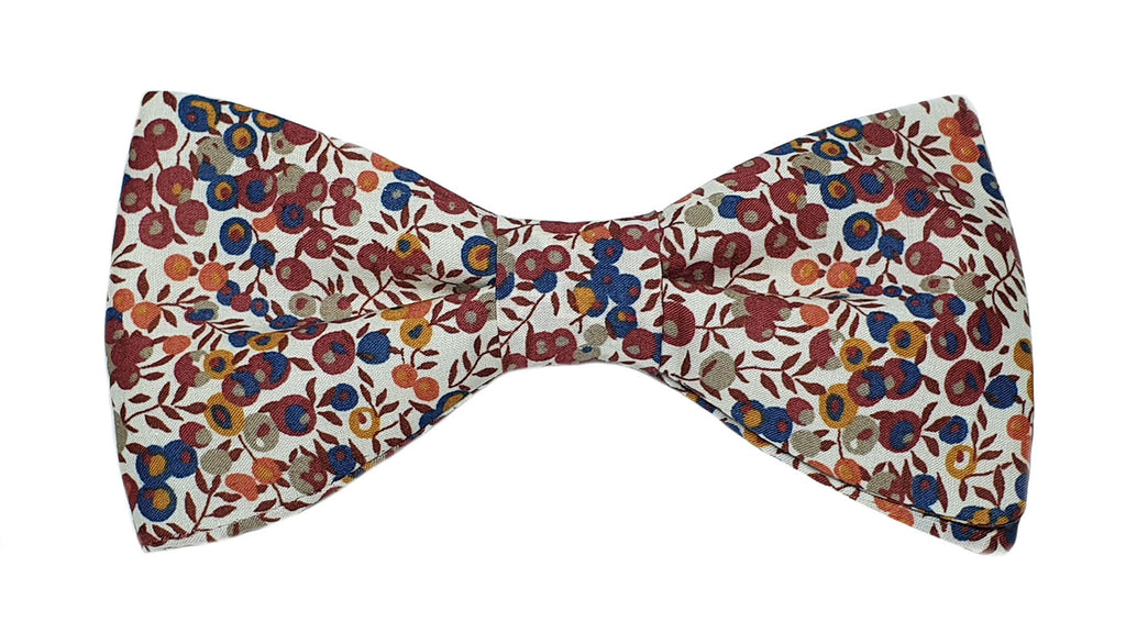 noeud papillon liberty terracotta