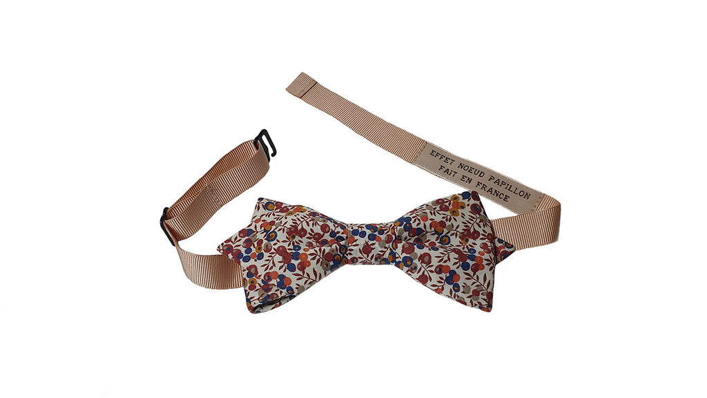 Noeud papillon Liberty Terracotta