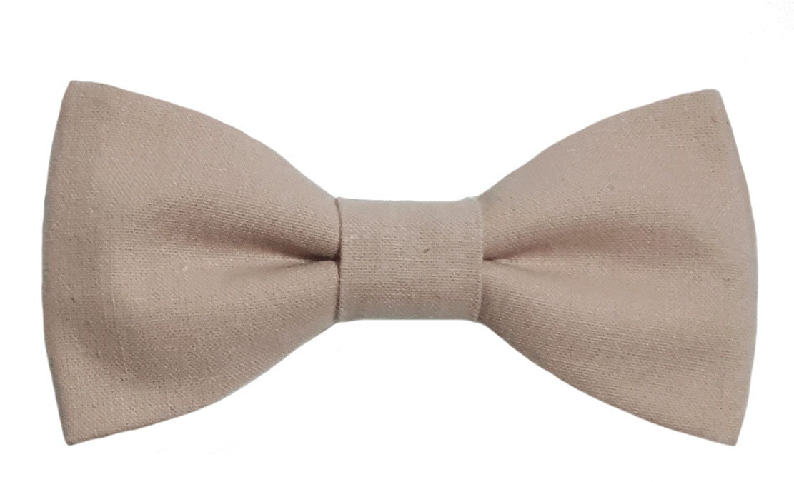 Nœud papillon nude pour mariage élégant